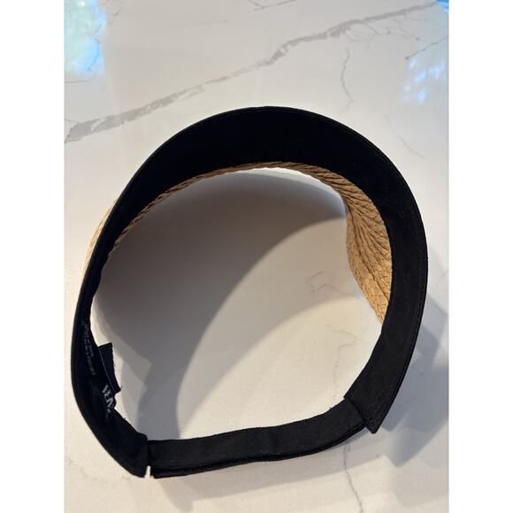 Zara contrasting woven visor S-M. NEW With FREE SHIPPING. - Picture 4 of 5